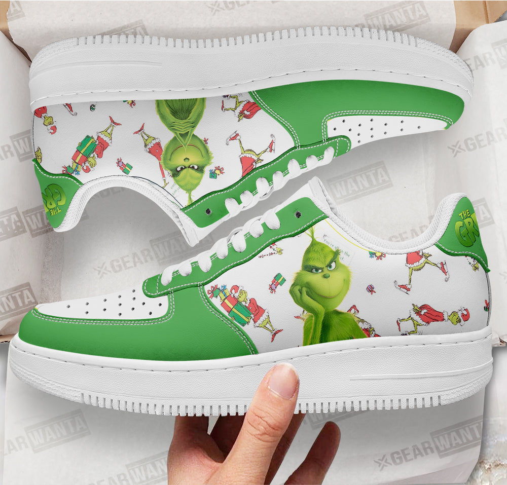 Grinch Custom Air Sneakers
