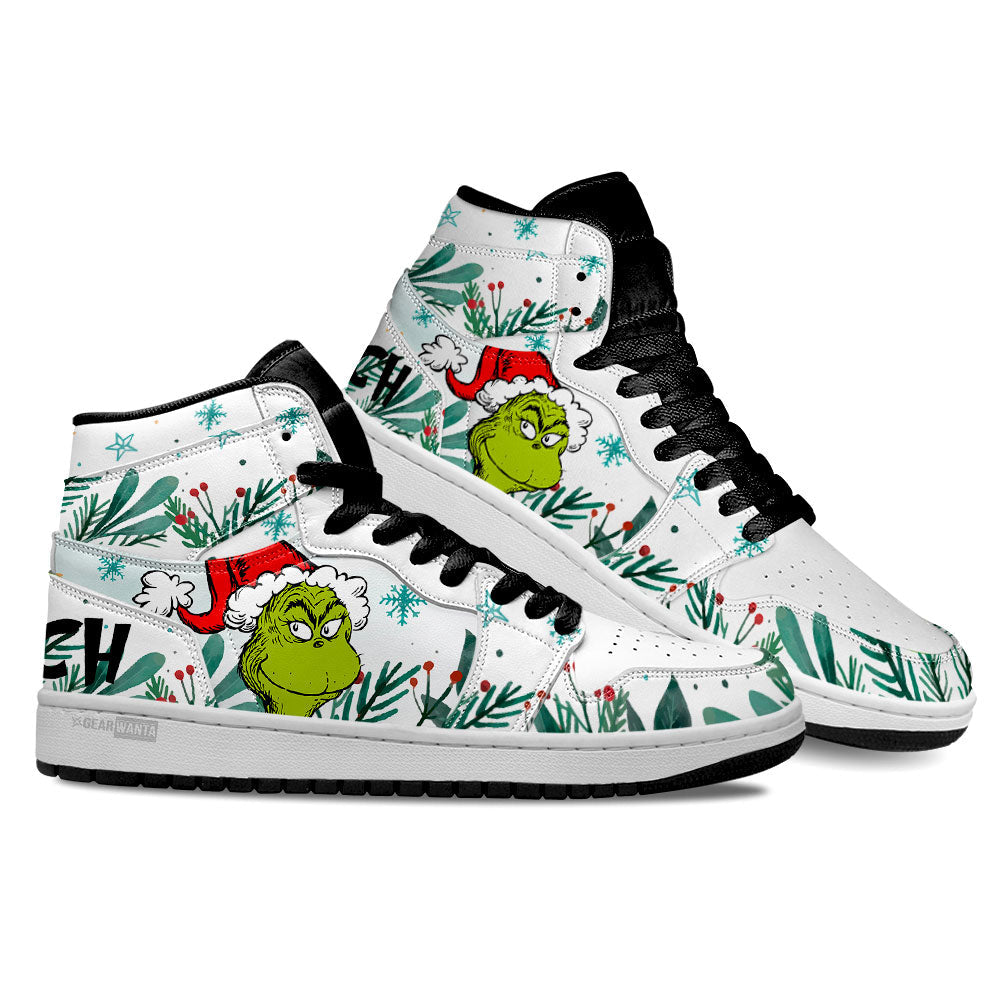 Grinch J1 Sneakers For Christmas Gifts, Air Jordan Hightop