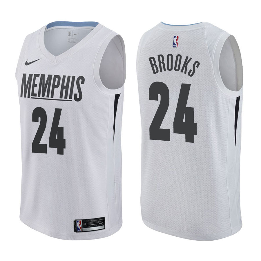 Grizzlies Male Dillon Brooks #24 City Edition White Jersey
