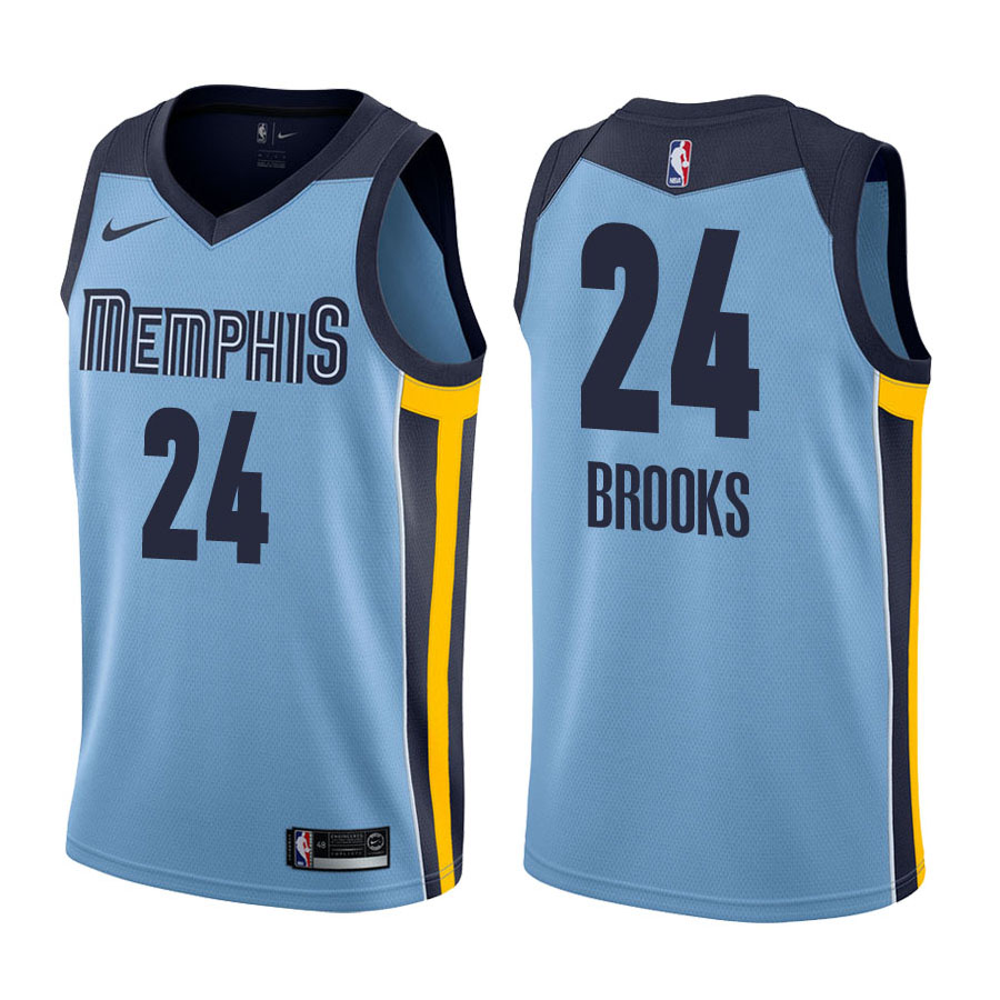 Grizzlies Male Dillon Brooks #24 Statement Light Blue Jersey