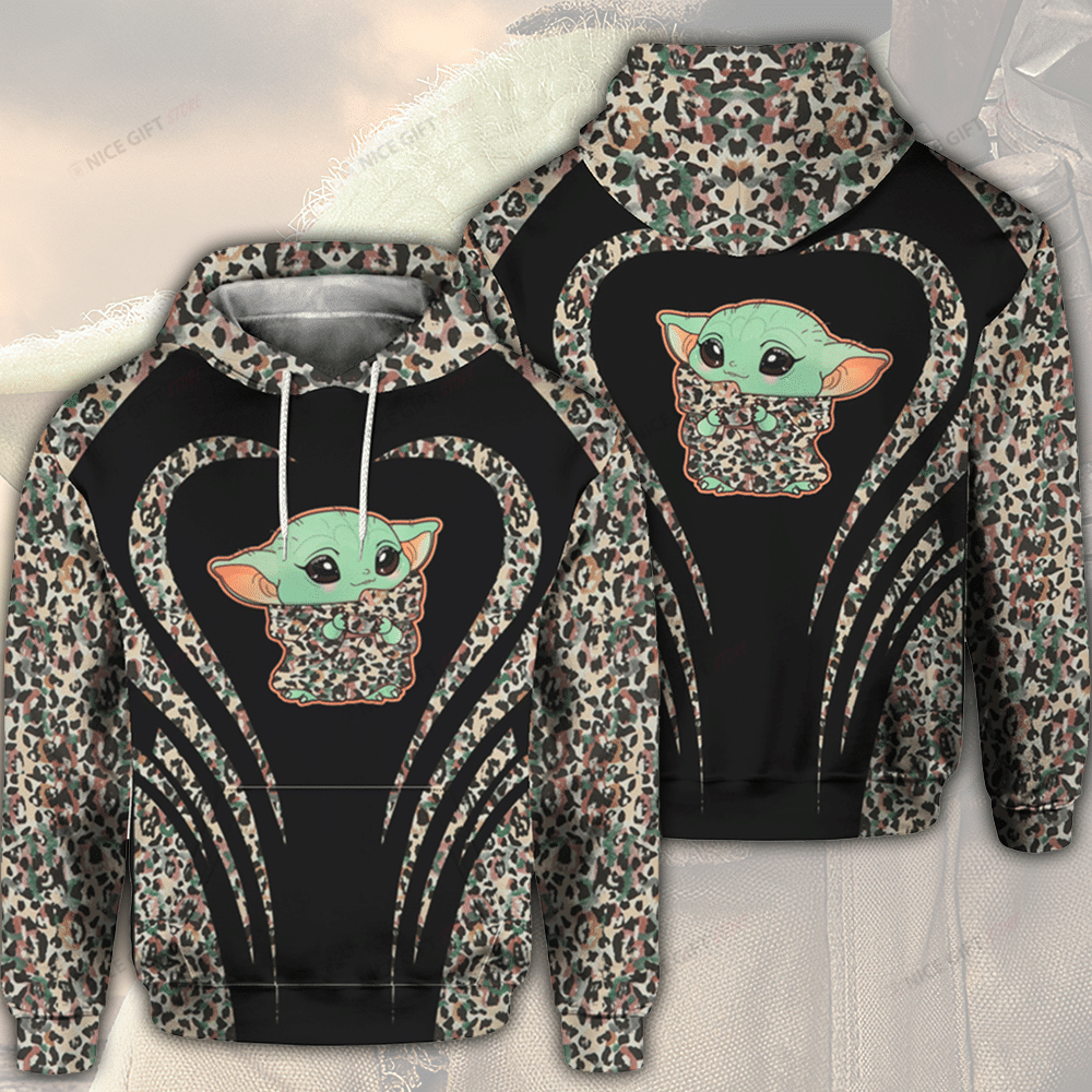 Grogu 3D Hoodie Gift For Fans