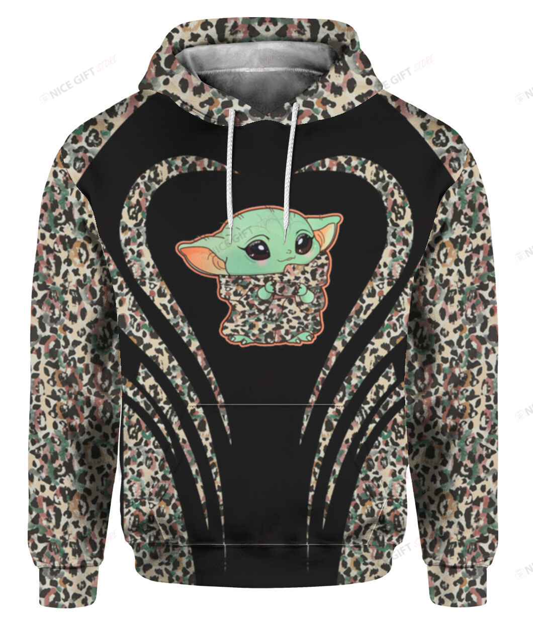Grogu 3D Hoodie Gift For Fans