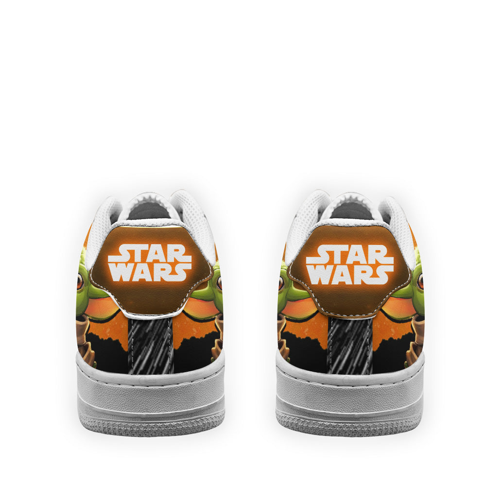 Grogu Baby Yoda Air Sneakers Custom Star Wars Shoes