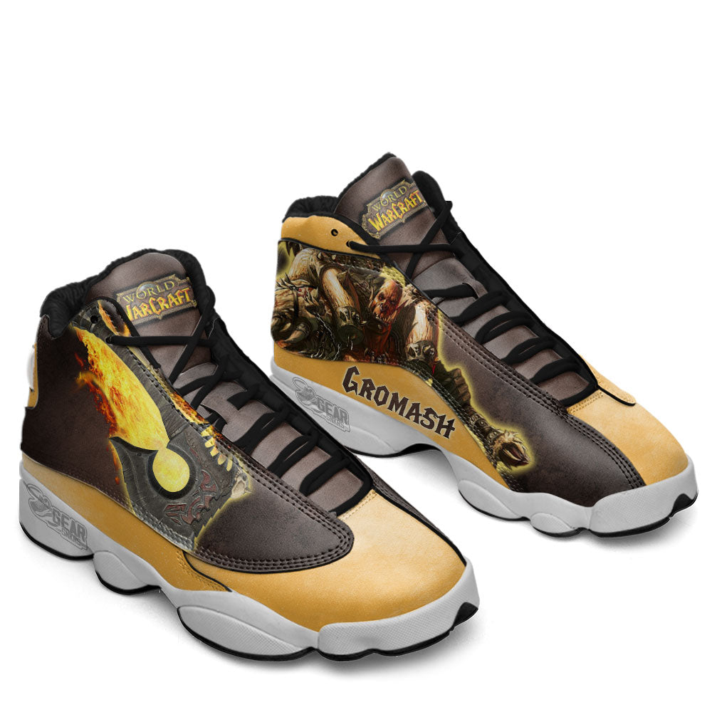 Gromash JD13 Sneakers World Of Warcraft Custom Shoes For Fans