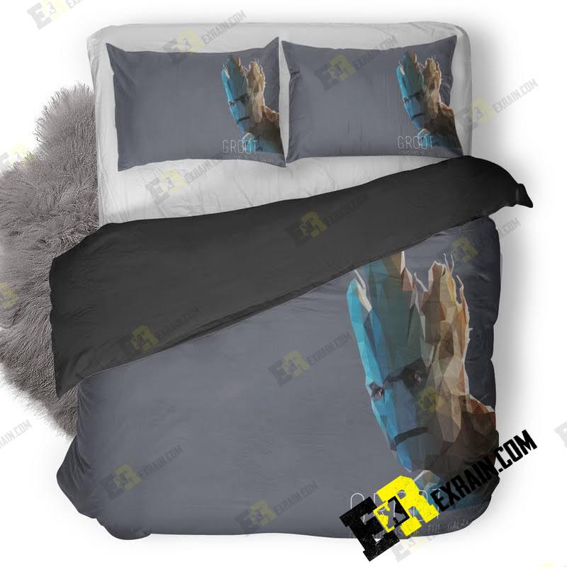 Groot Abstract Art Wallpaper 3D Customized Duvet Cover Bedding Set