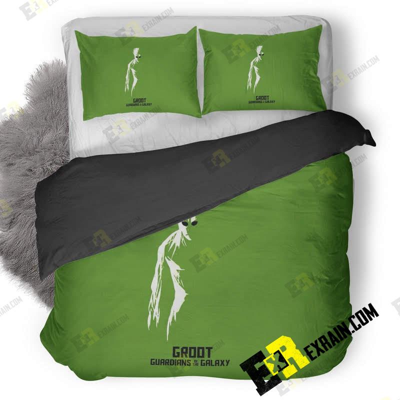 Groot Art Image 3D Customized Duvet Cover Bedding Set