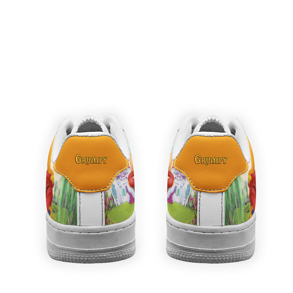 Grumpy Snow White and 7 Dwarfs Custom Air Sneakers