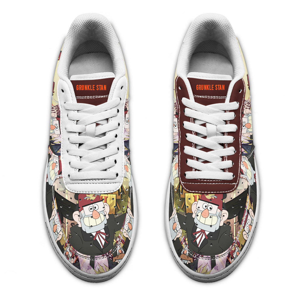 Grunkle Stan Gravity Falls Air Sneakers Custom Cartoon Shoes