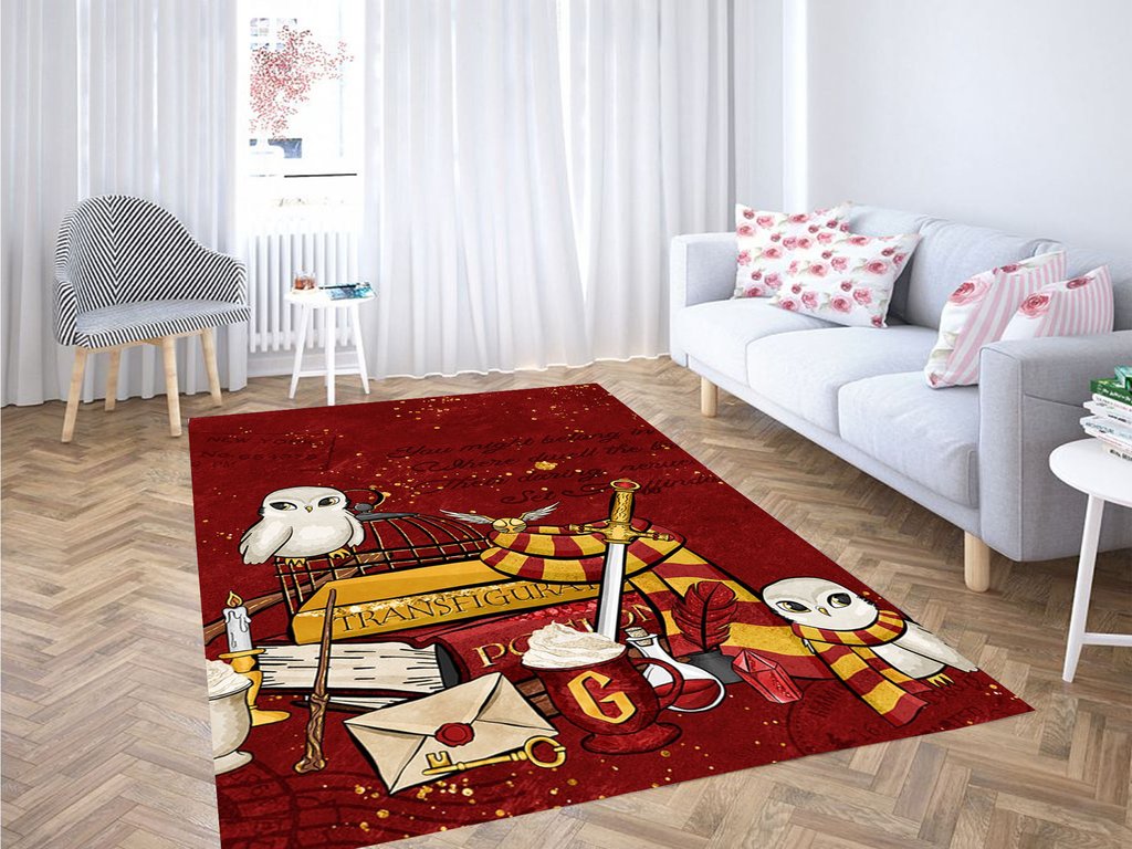Gryffindo Stuff Living Room Modern Carpet Rectangle Rug