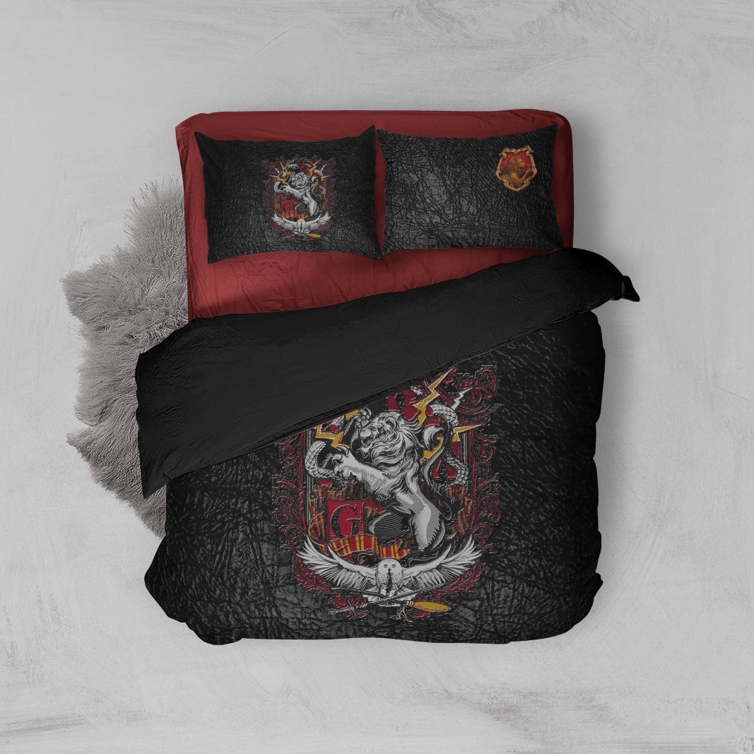Gryffindor House Harry Potter 3D Customized Duvet Cover Bedding Set