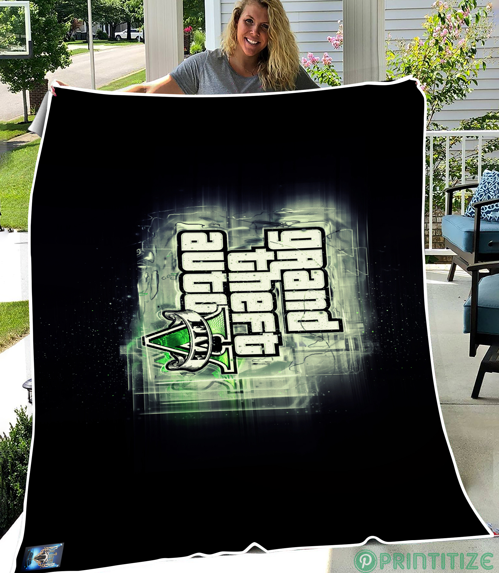 GTA 5 Logo Fleece Blanket