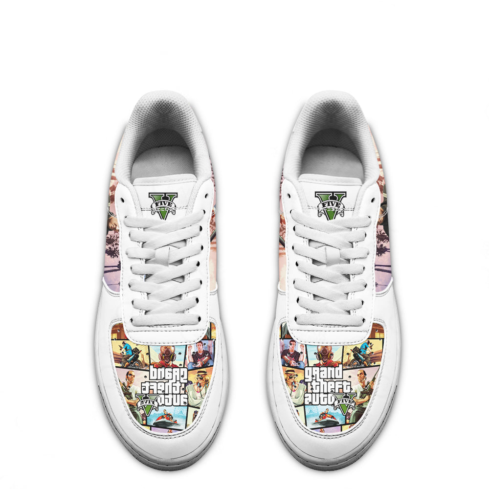 GTA Michael De Santa Air Sneakers Custom Video Game Shoes