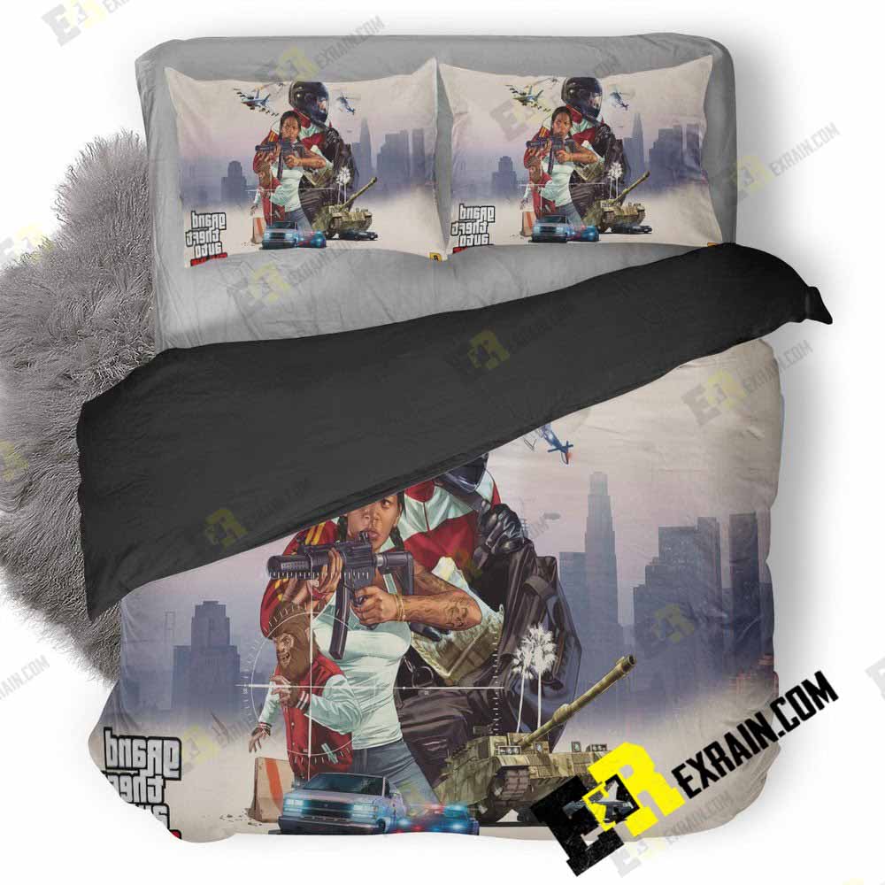 Gta Online Mods 3D Customized Duvet Cover Bedding Set
