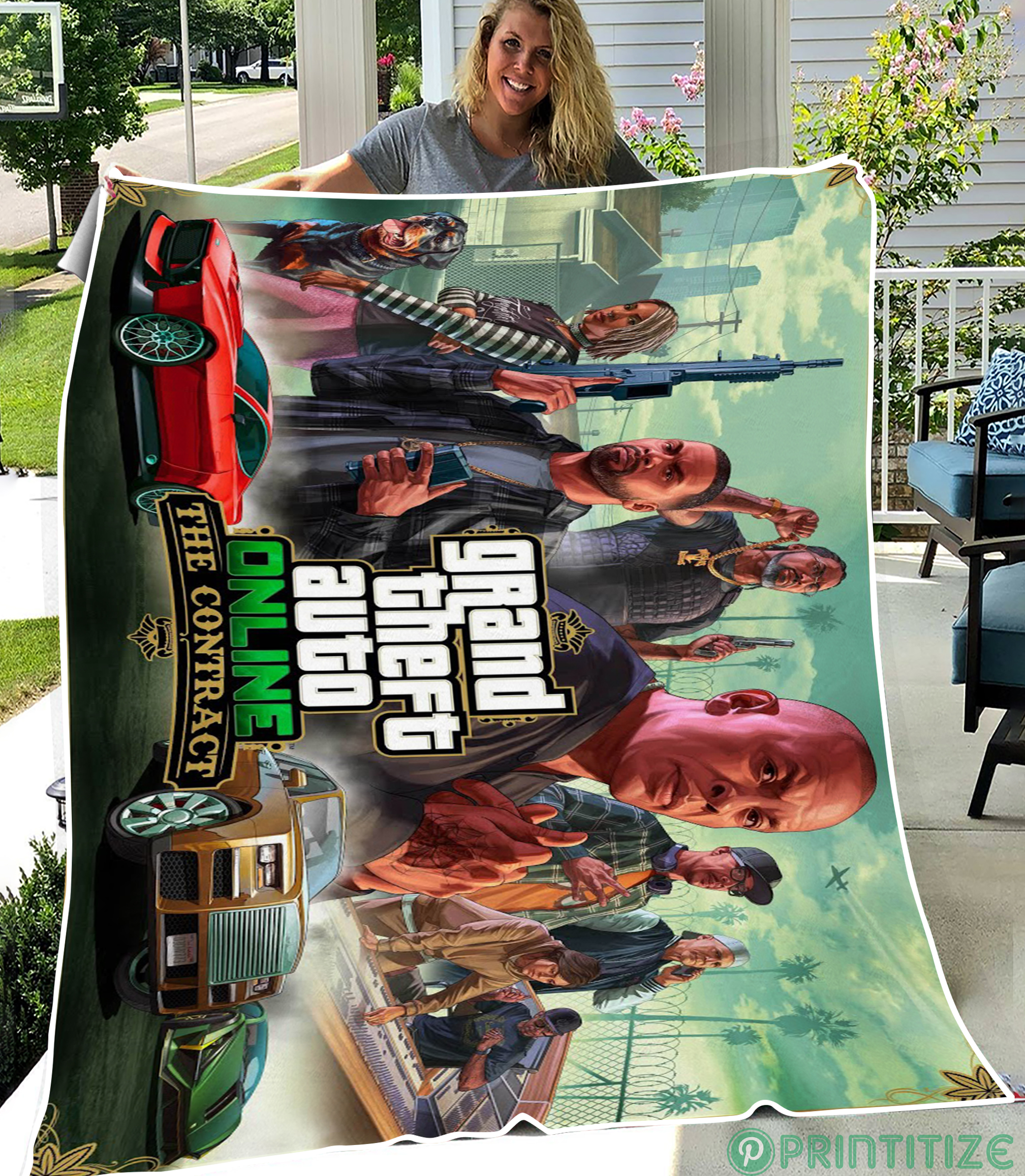 Gta Online The Contract Fleece Blanket