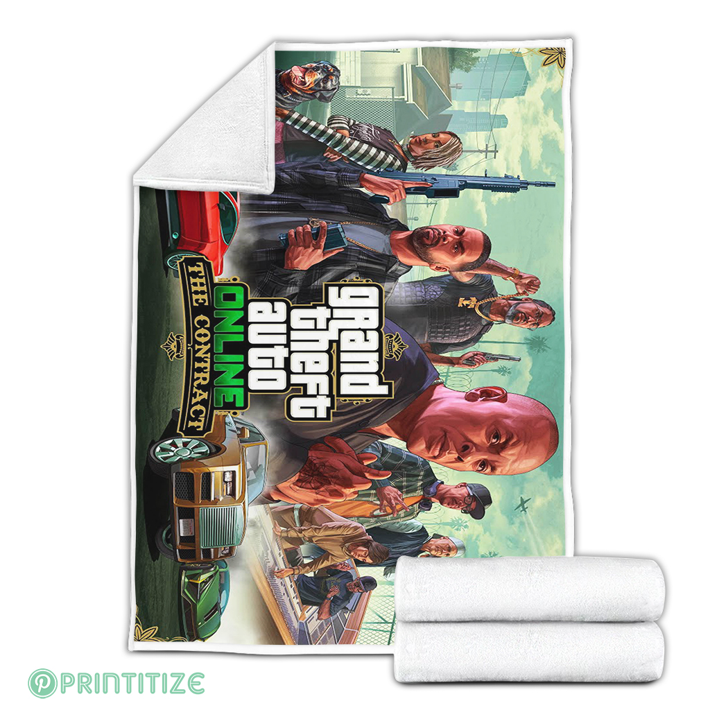Gta Online The Contract Fleece Blanket