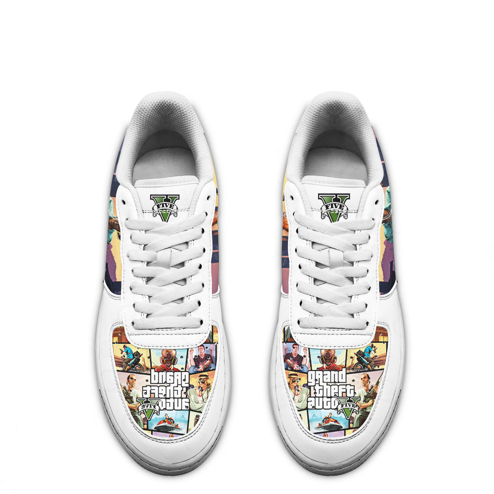 GTA Tommy Vercetti Air Sneakers Custom Video Game Shoes