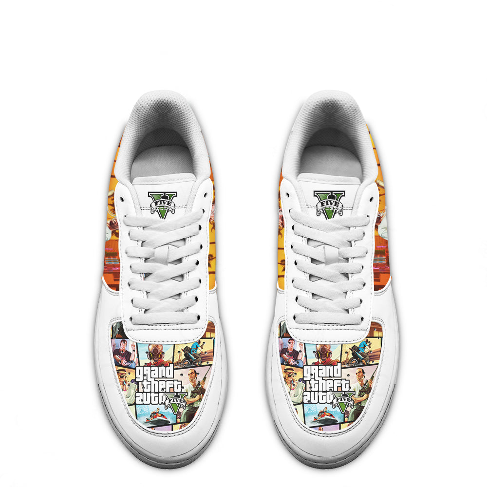 GTA Trevor Philips Air Sneakers Custom Video Game Shoes