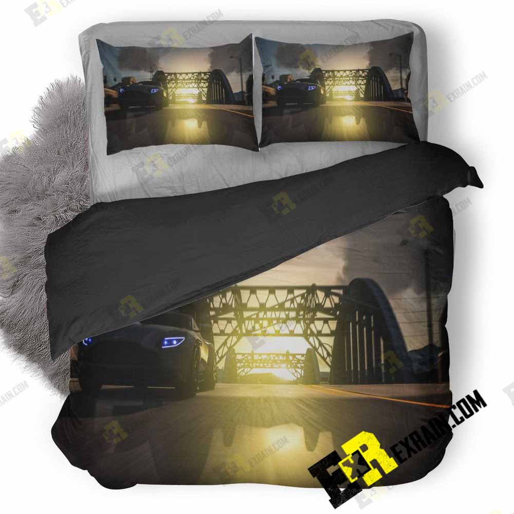 Gta V Aston Martin 5D 3D Customized Duvet Cover Bedding Set