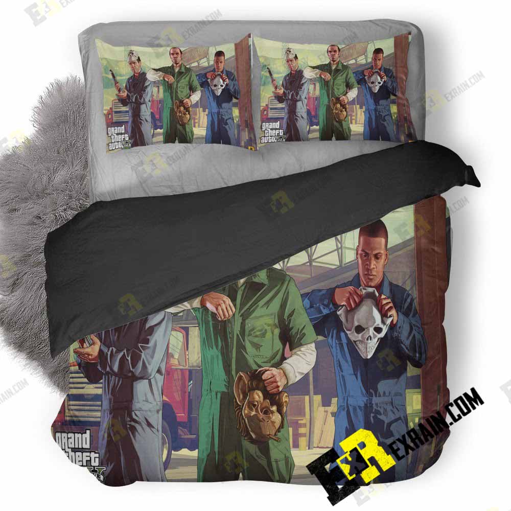 Gta V Blitzplay Ap 3D Customized Duvet Cover Bedding Set