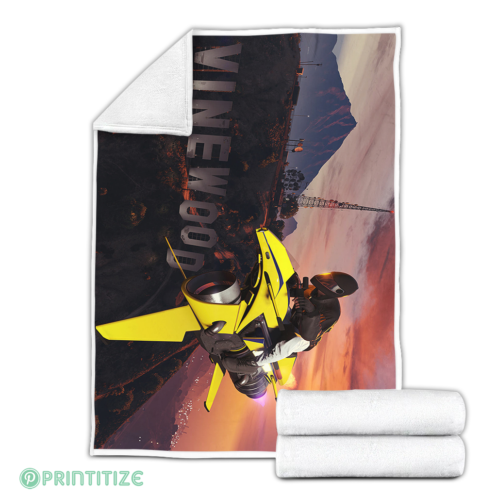 Gta V Oppressor Mk2 Fleece Blanket