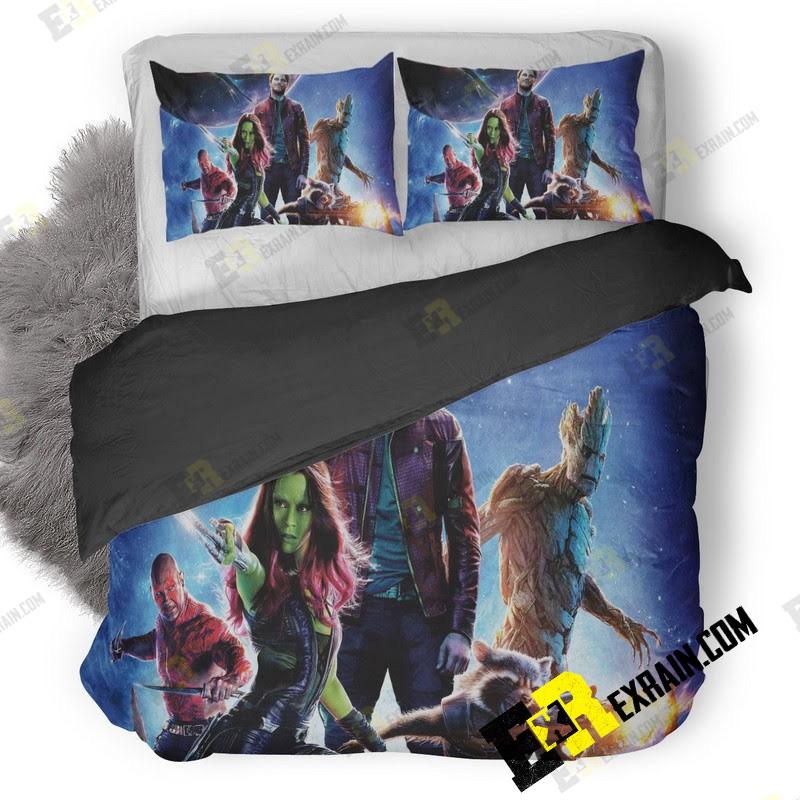Guardians Of The Galaxy Wide 3D Customized Duvet Cover Bedding Set