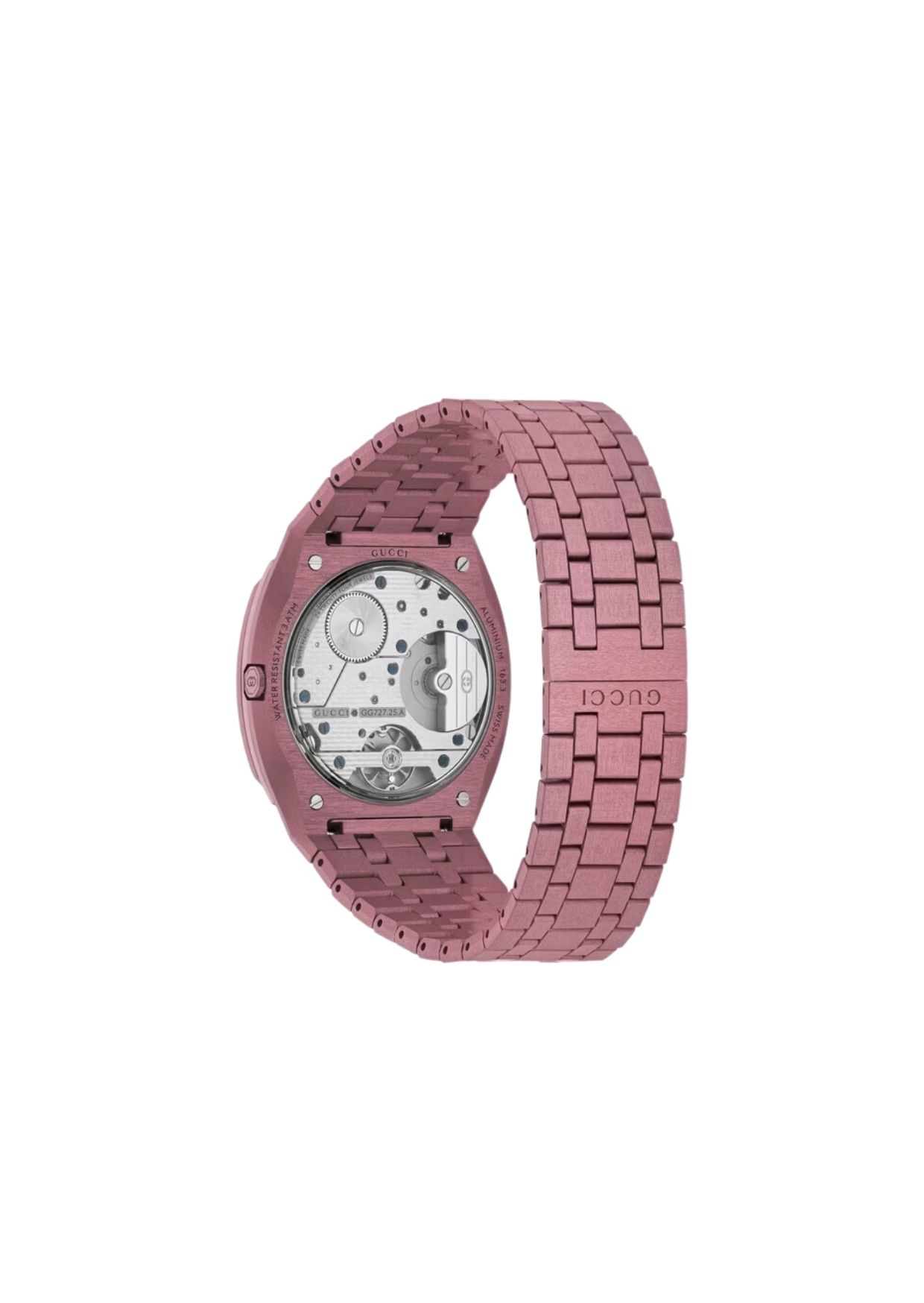 Gucci 25H Watch, 40mm Pink For Women 717879 J810A