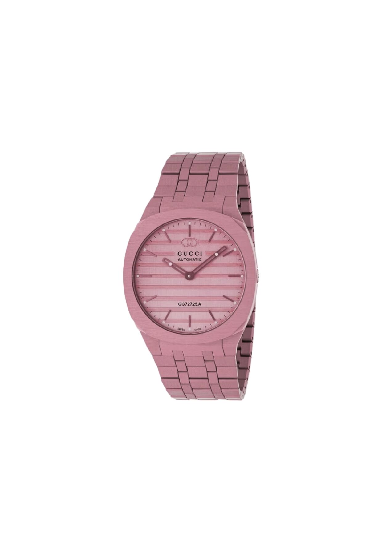 Gucci 25H Watch, 40mm Pink For Women 717879 J810A