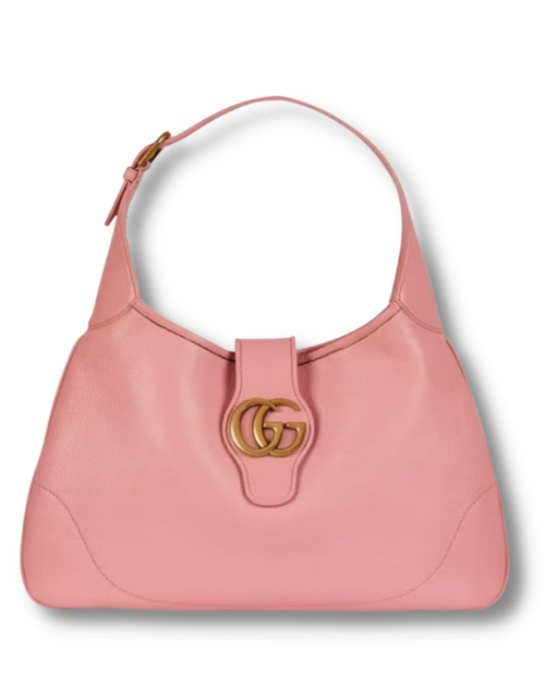 Gucci Aphrodite Medium Shoulder Bag Brown/Pink/Green For Women 15.3in/39cm ?726274 AABE9