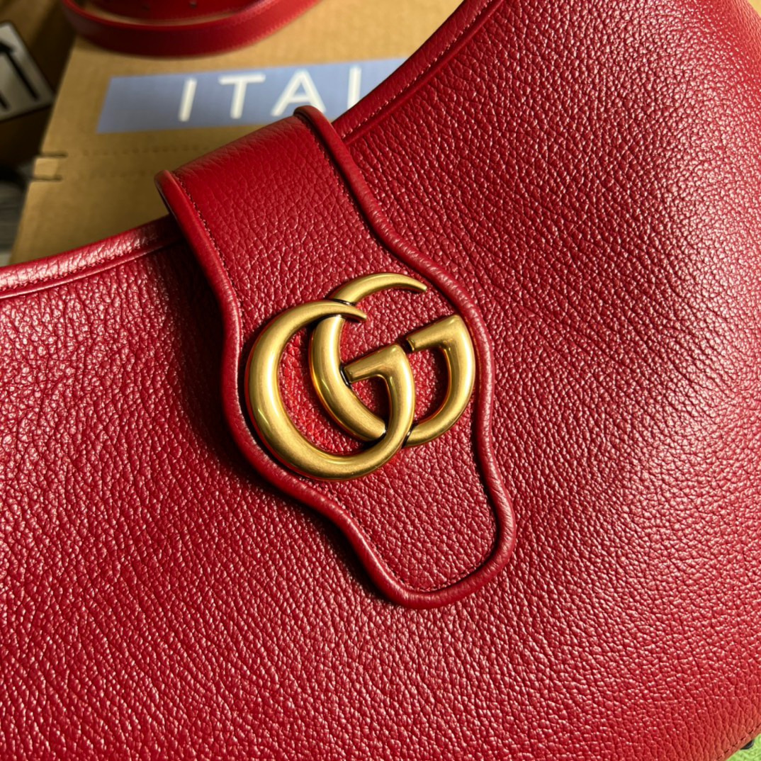 Gucci Aphrodite Medium Shoulder Bag Red/Purple/Greige For Women 15.3in/39cm ?726274 AABE9