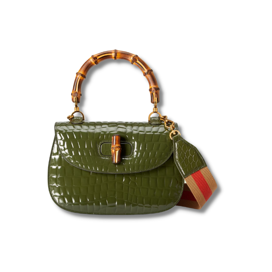 Gucci Bamboo 1947 Crocodile Bag For Women-672206 EV4CT 2771