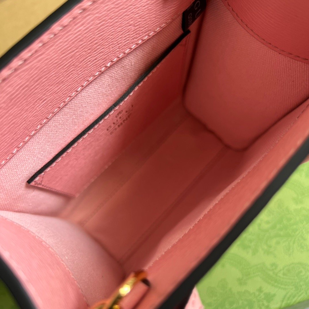 Gucci Bananya Print Mini Tote Bag Pink For Women, Women’s Bags 7.9in/20cm GG 671623XAG 5964