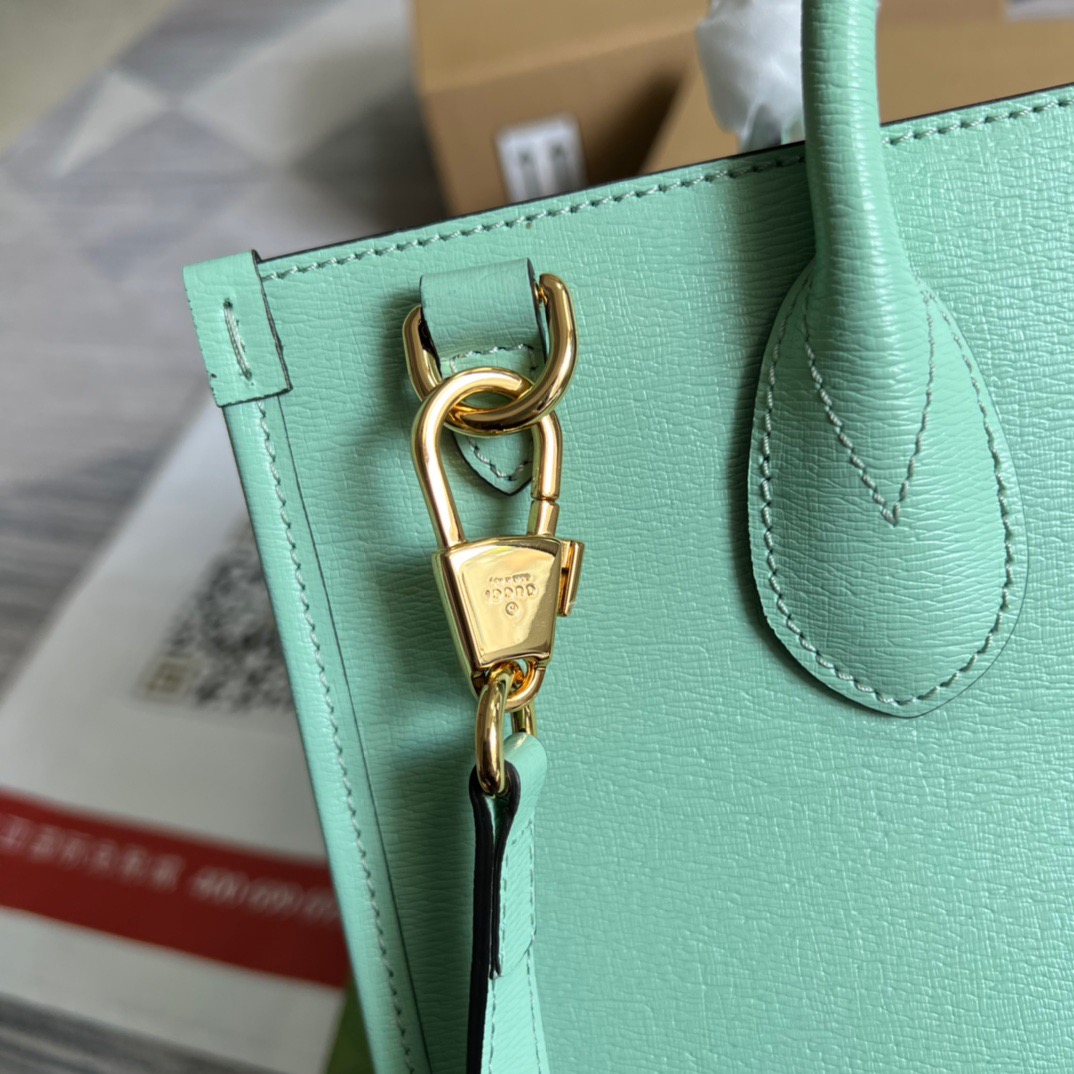 Gucci Bananya Print Small Tote Green For Women, Women’s Bags 12.2in/31cm GG 659983AG 3067