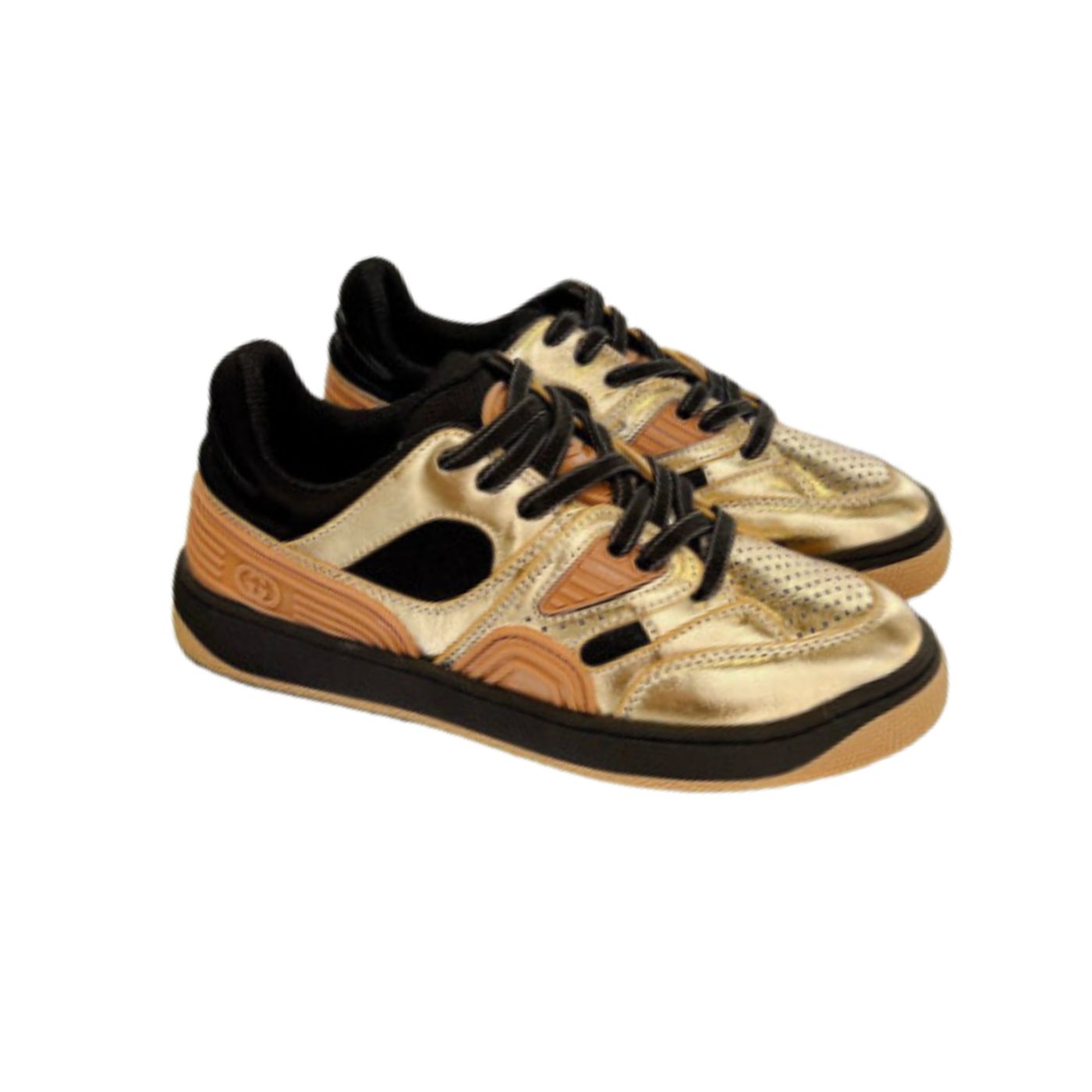 Gucci Basket Sneaker Gold For Men
