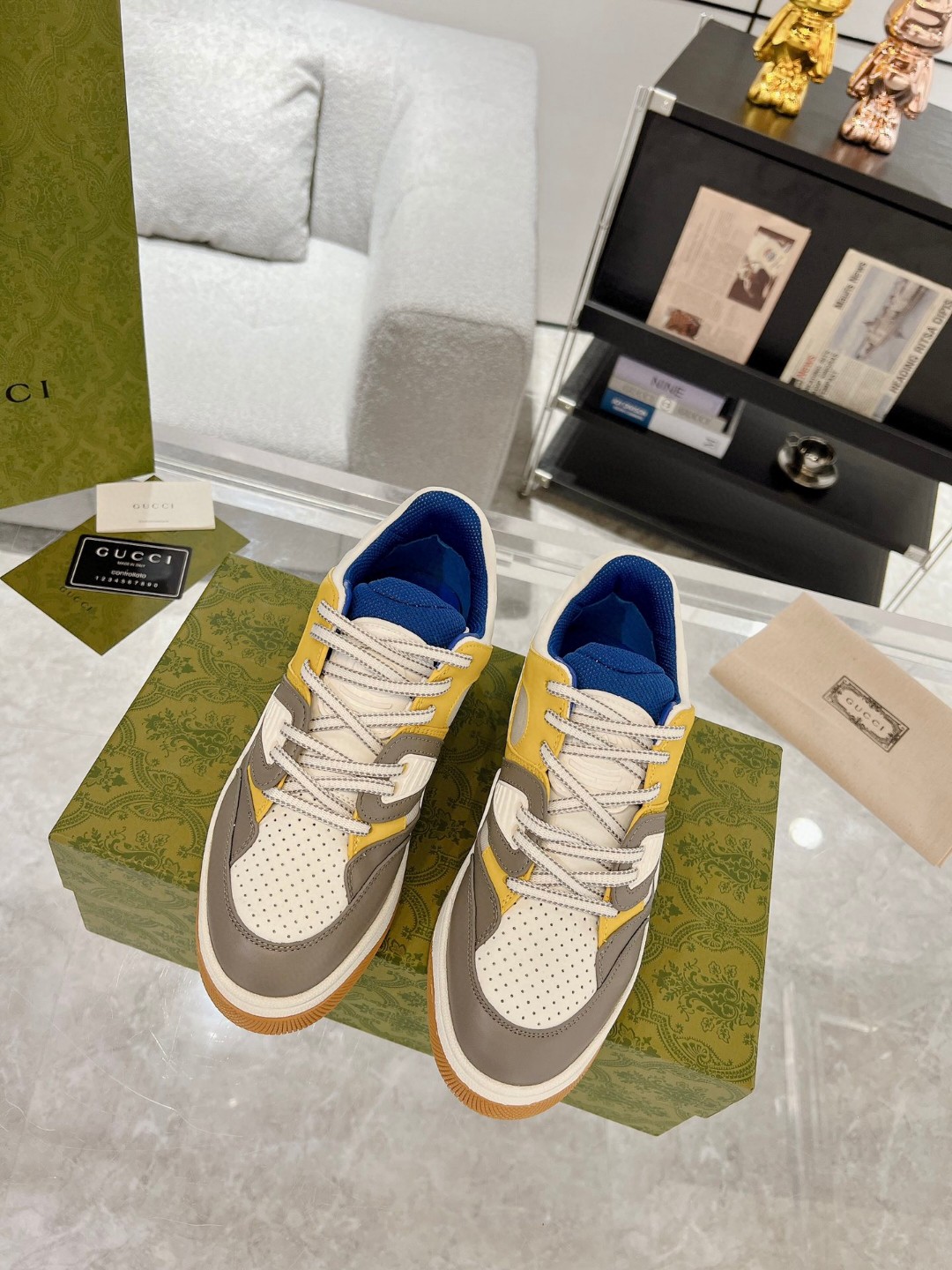 Gucci Basket Sneaker Multicolor For Men