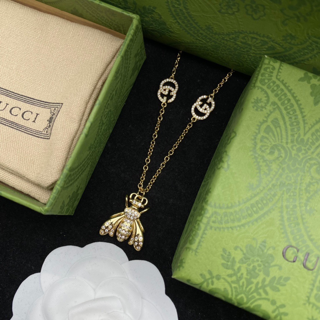 Gucci Bee Necklace Gold For Women