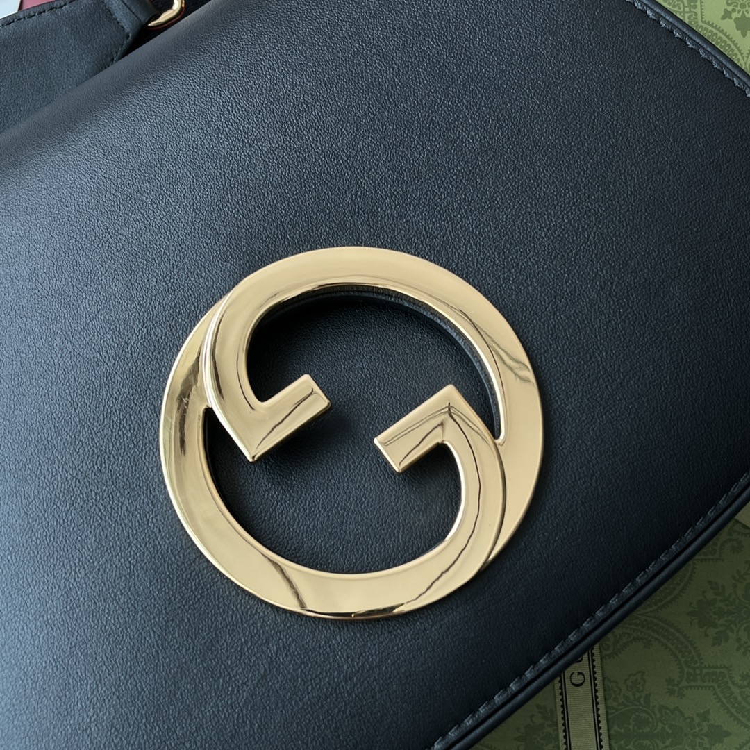 Gucci Blondie Mini Bag Black For Women, Women’s Bags 11.4in/29cm GG