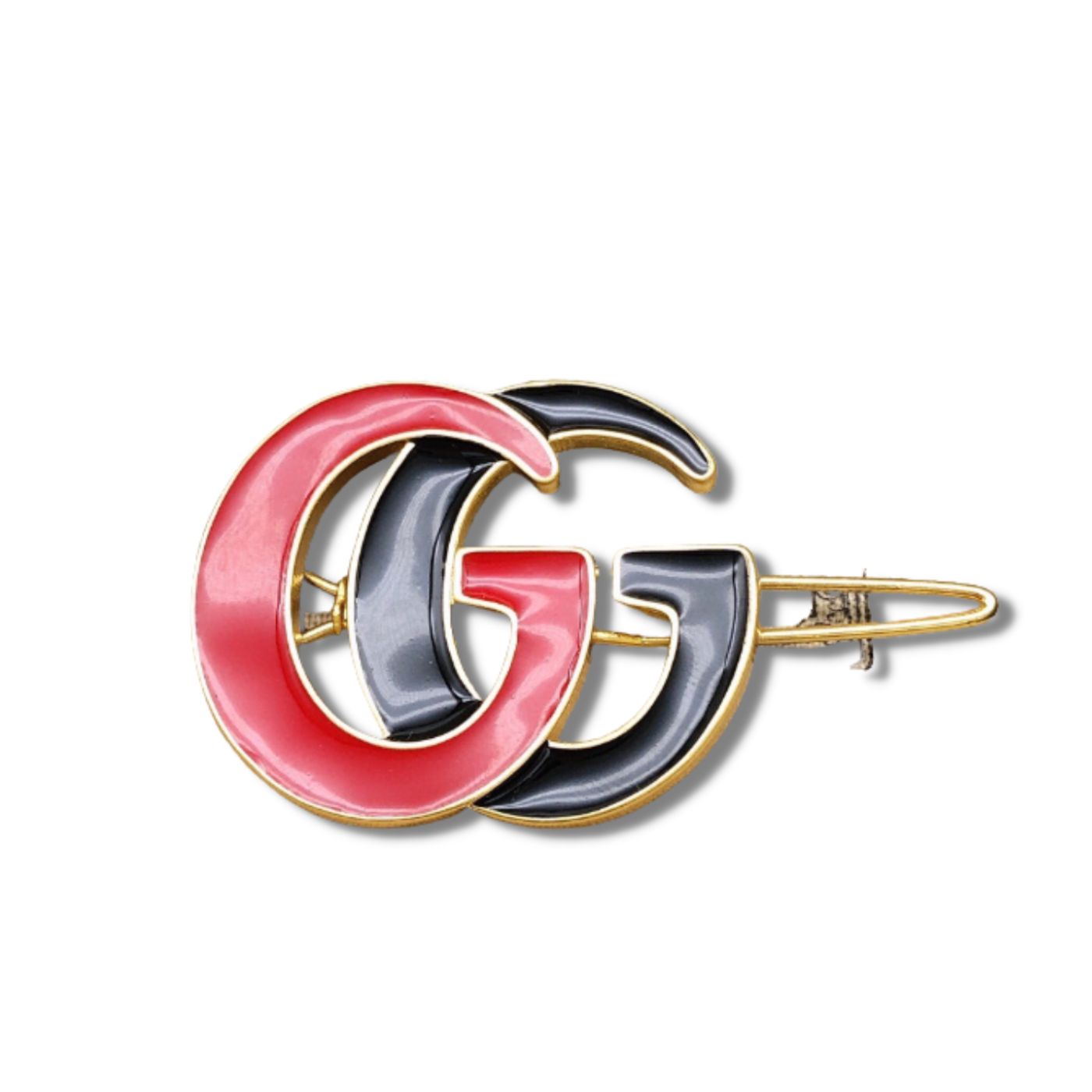 Gucci Brooch Double G Gold For Women