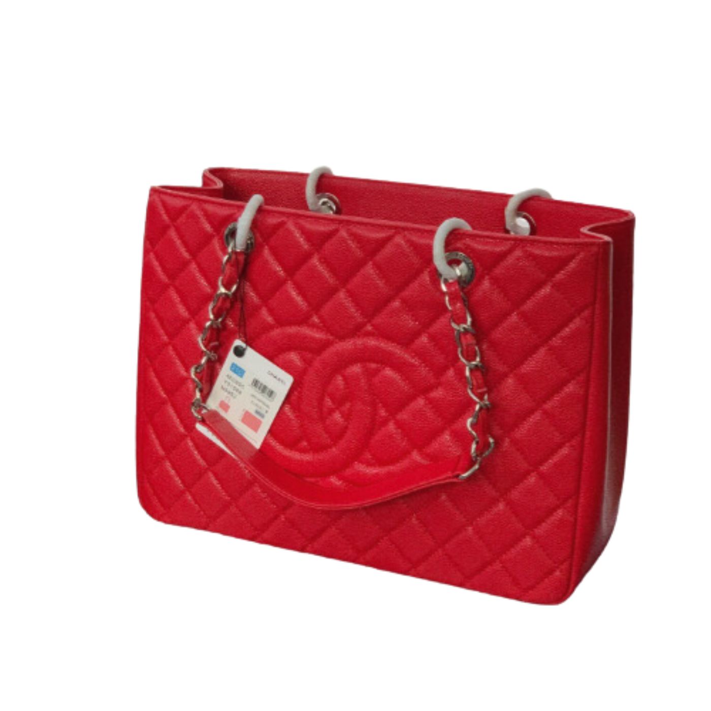 Gucci Chain Tote Shoulder Bag Black/White/Red For Women 13in / 33cm