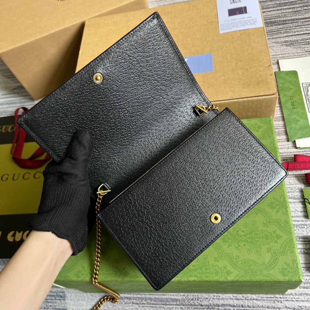 Gucci Diana Mini Bag With Bamboo Black For Women, Women’s Bags 7.5in/19cm GG 696817 DJ20T 1000