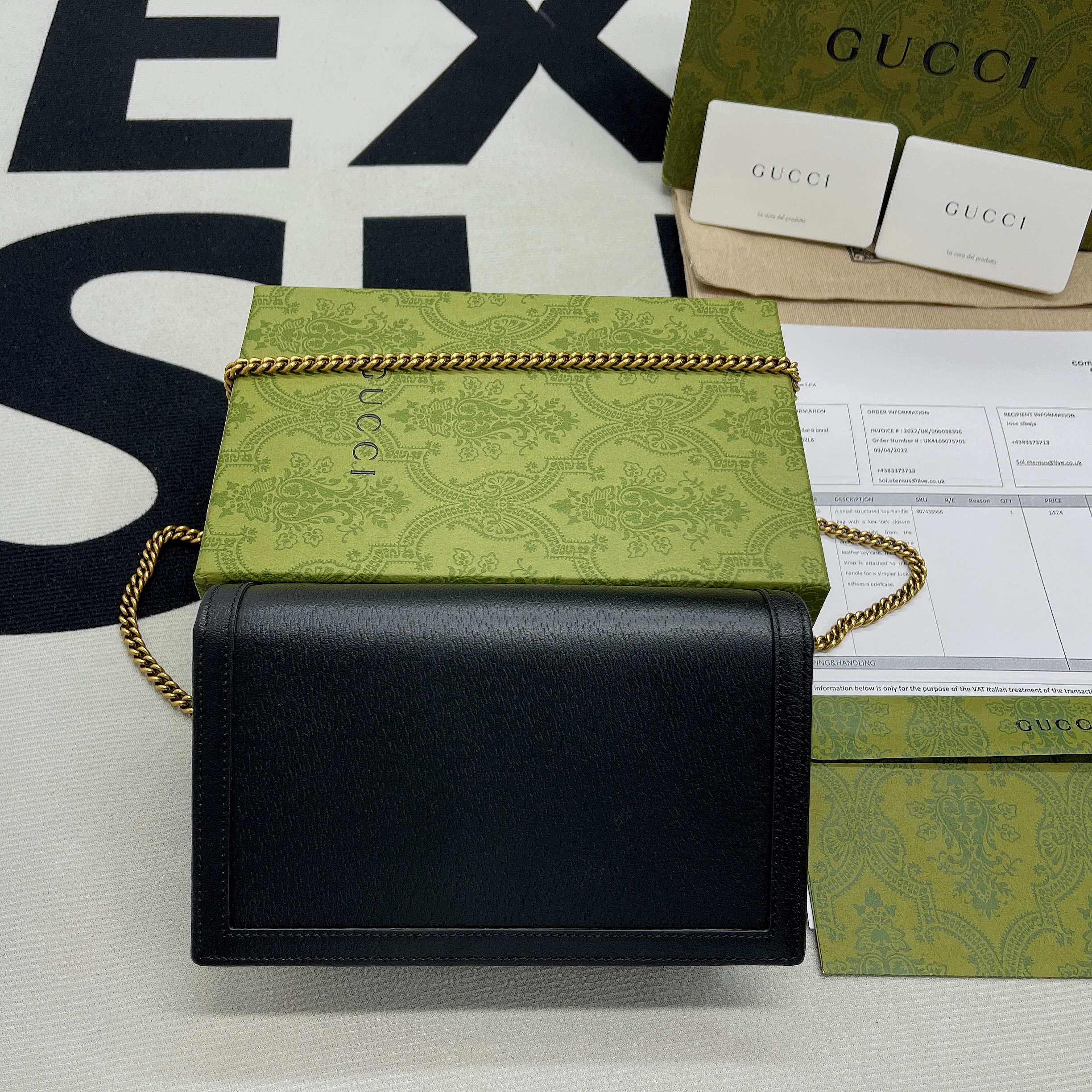 Gucci Diana Mini Bag With Bamboo Black For Women, Women’s Bags 7.5in/19cm GG 696817 DJ20T 1000
