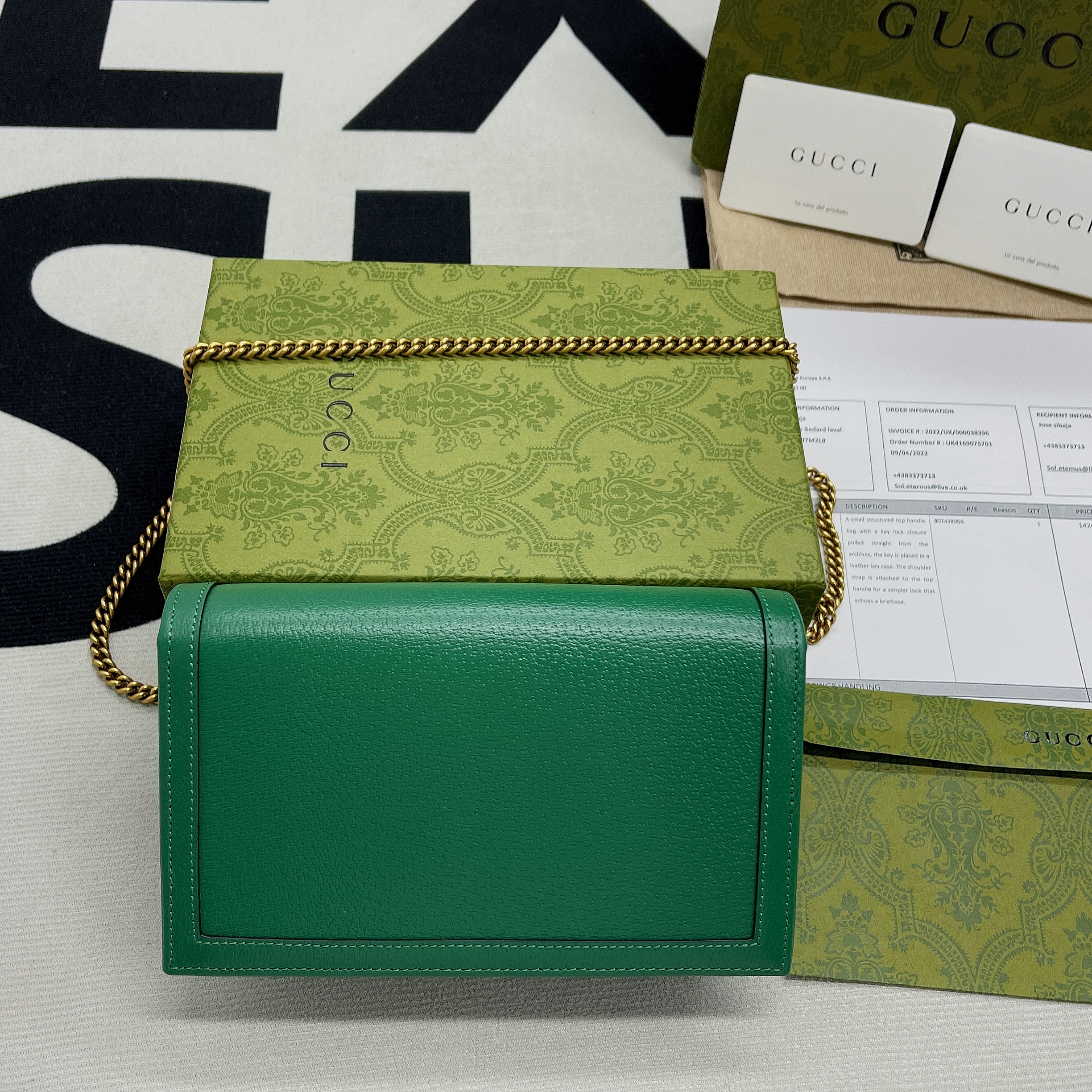 Gucci Diana Mini Bag With Bamboo Green For Women, Women’s Bags 7.5in/19cm GG ?696817 DJ20T 3120