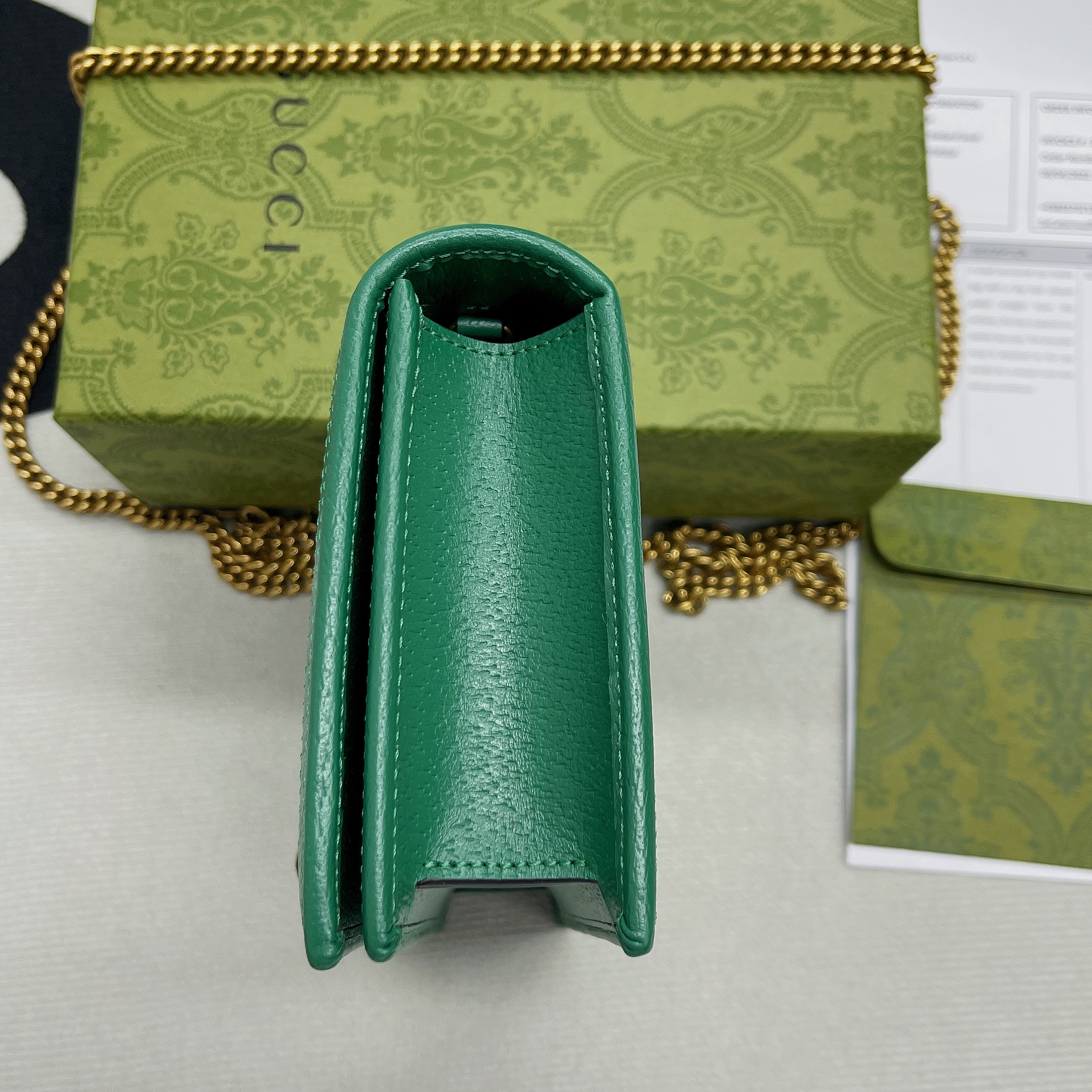 Gucci Diana Mini Bag With Bamboo Green For Women, Women’s Bags 7.5in/19cm GG ?696817 DJ20T 3120