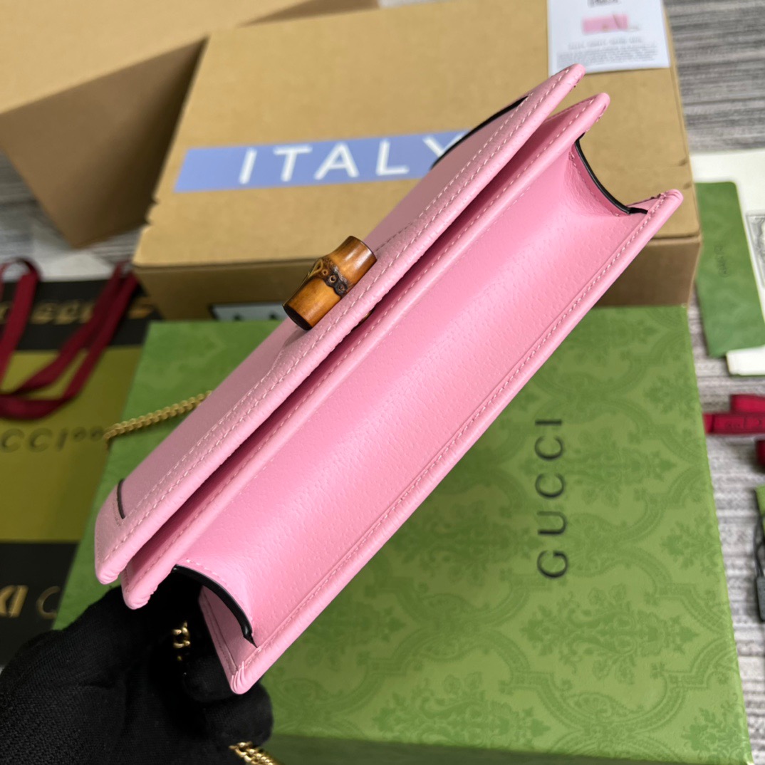 Gucci Diana Mini Bag With Bamboo Pink For Women, Women’s Bags 7.5in/19cm GG 696817 DJ20T 5815