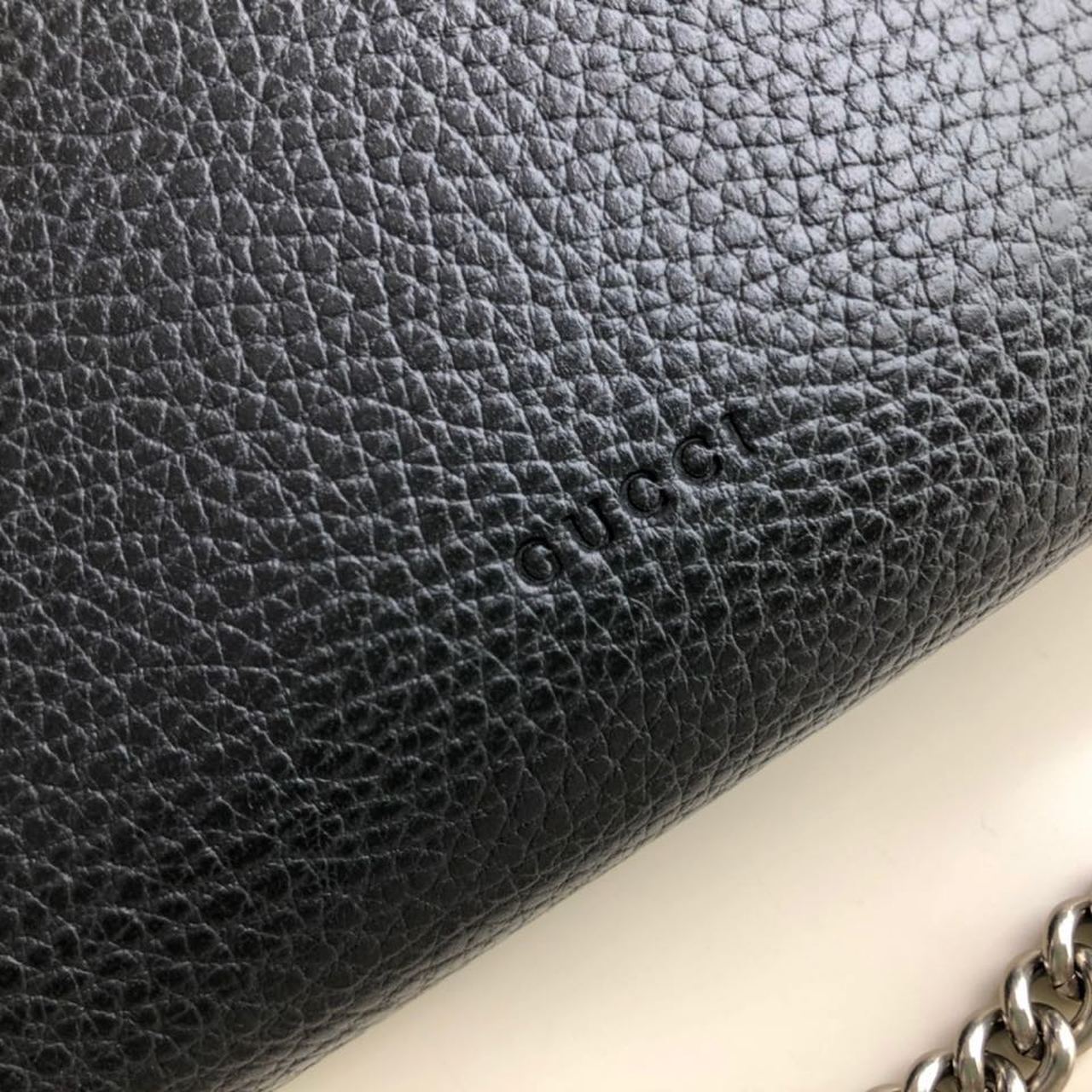 Gucci Dionysus Mini Chain Bag Black Metal-Free Tanned For Women 8in/20cm GG 401231 CAOGN 8176