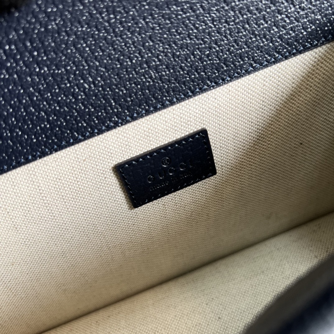 Gucci Dionysus Small GG Shoulder Bag Beige And Blue GG Supreme Canvas For Women 10in/25cm 499623GSN 4075