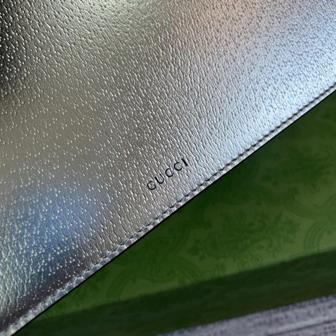 Gucci Dionysus Small Shoulder Bag Silver For Women, Women’s Bags 10in/26cm GG 499623 1TRBN 8173