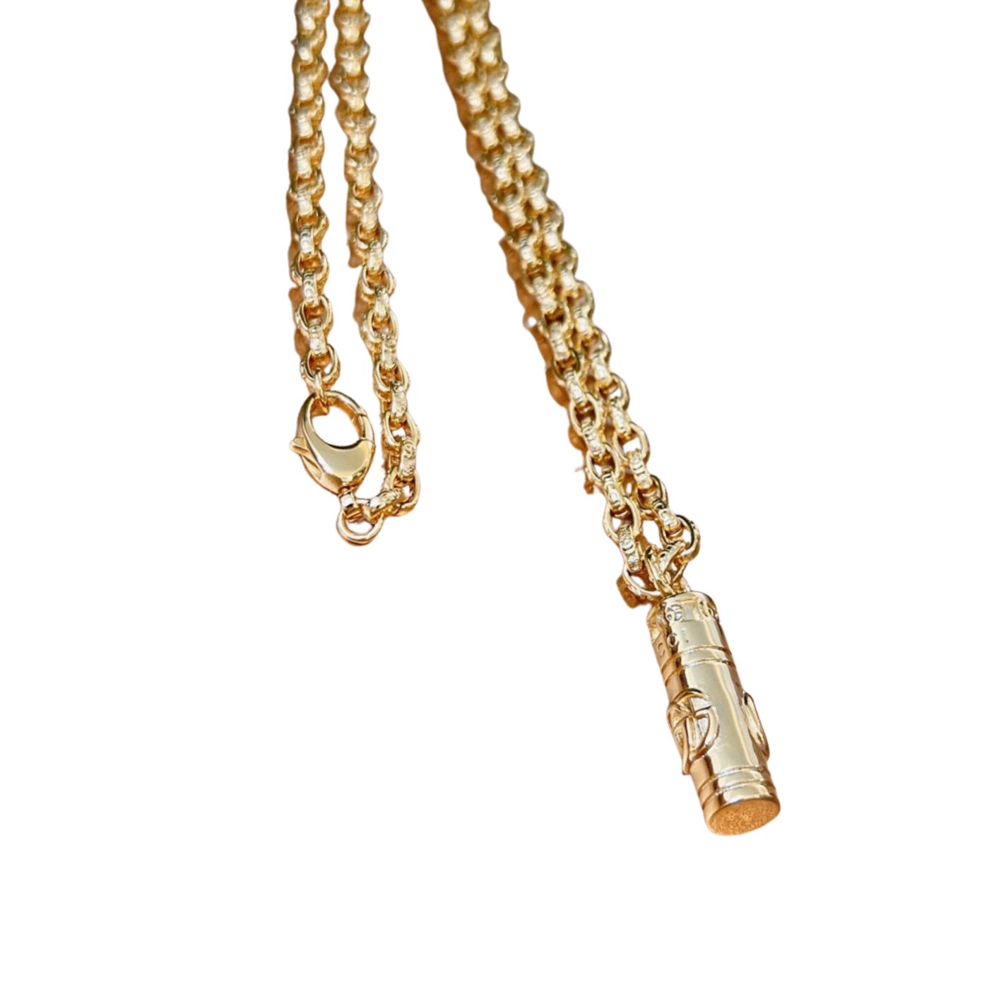 Gucci Double G Classic Punk Necklace Gold For Women