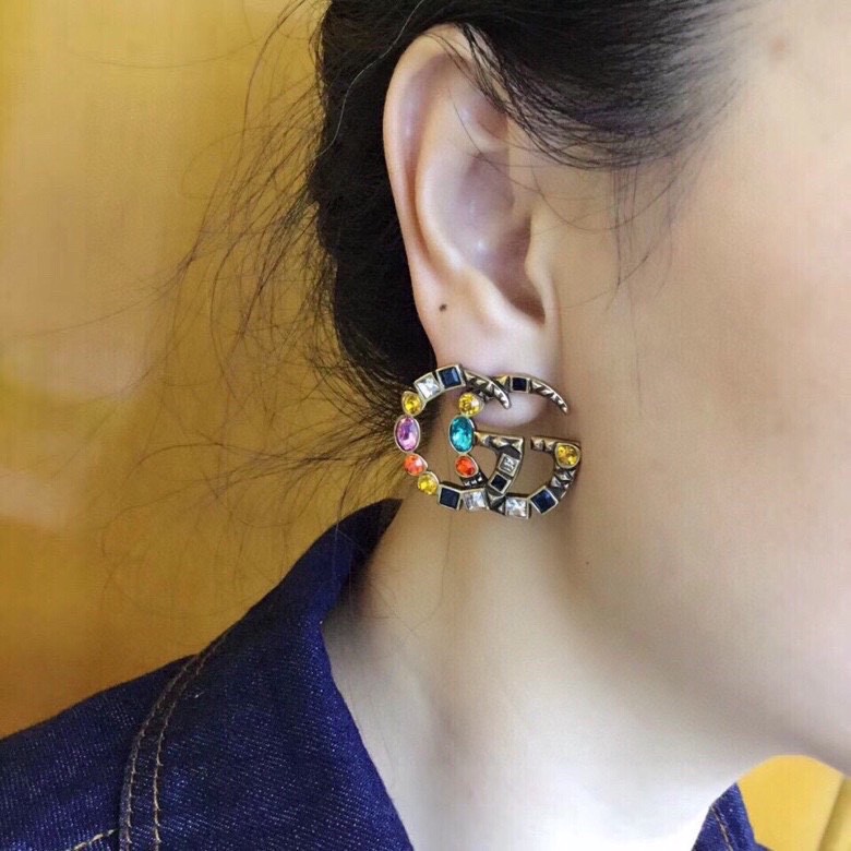 Gucci Double G Earrings Multicolor For Women