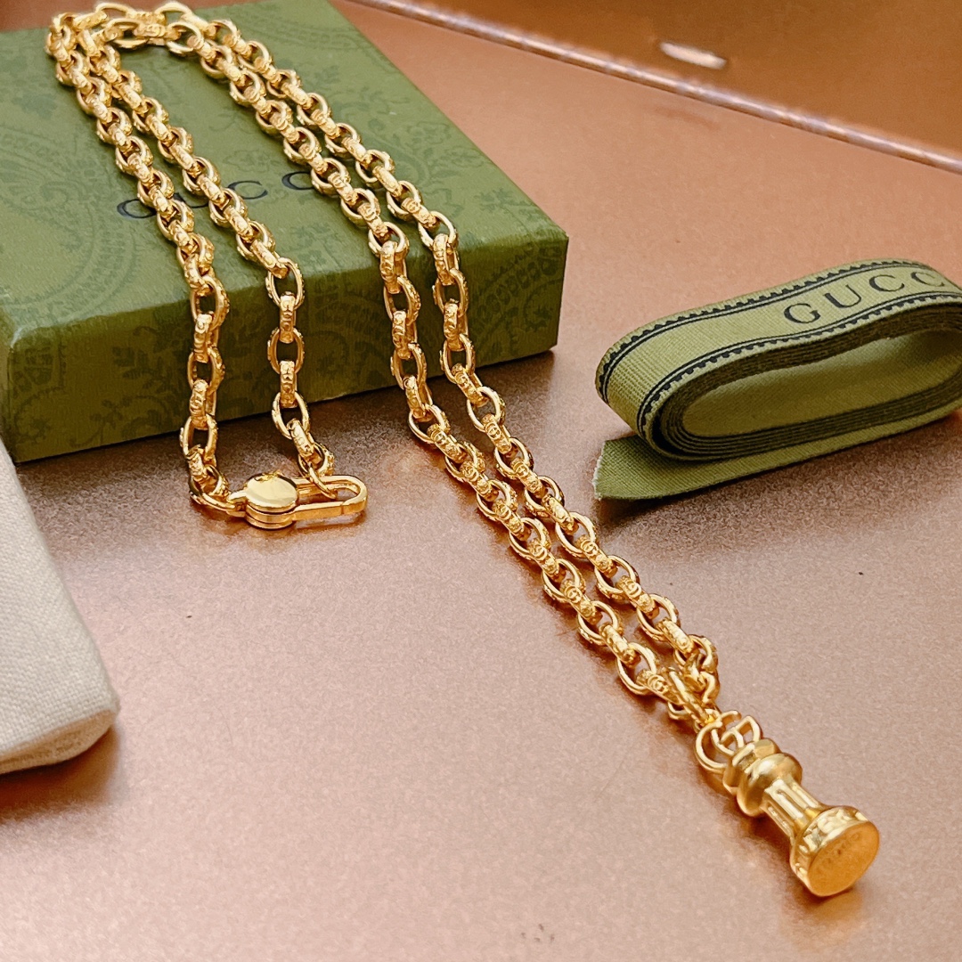 Gucci Double G Necklace Gold For Women