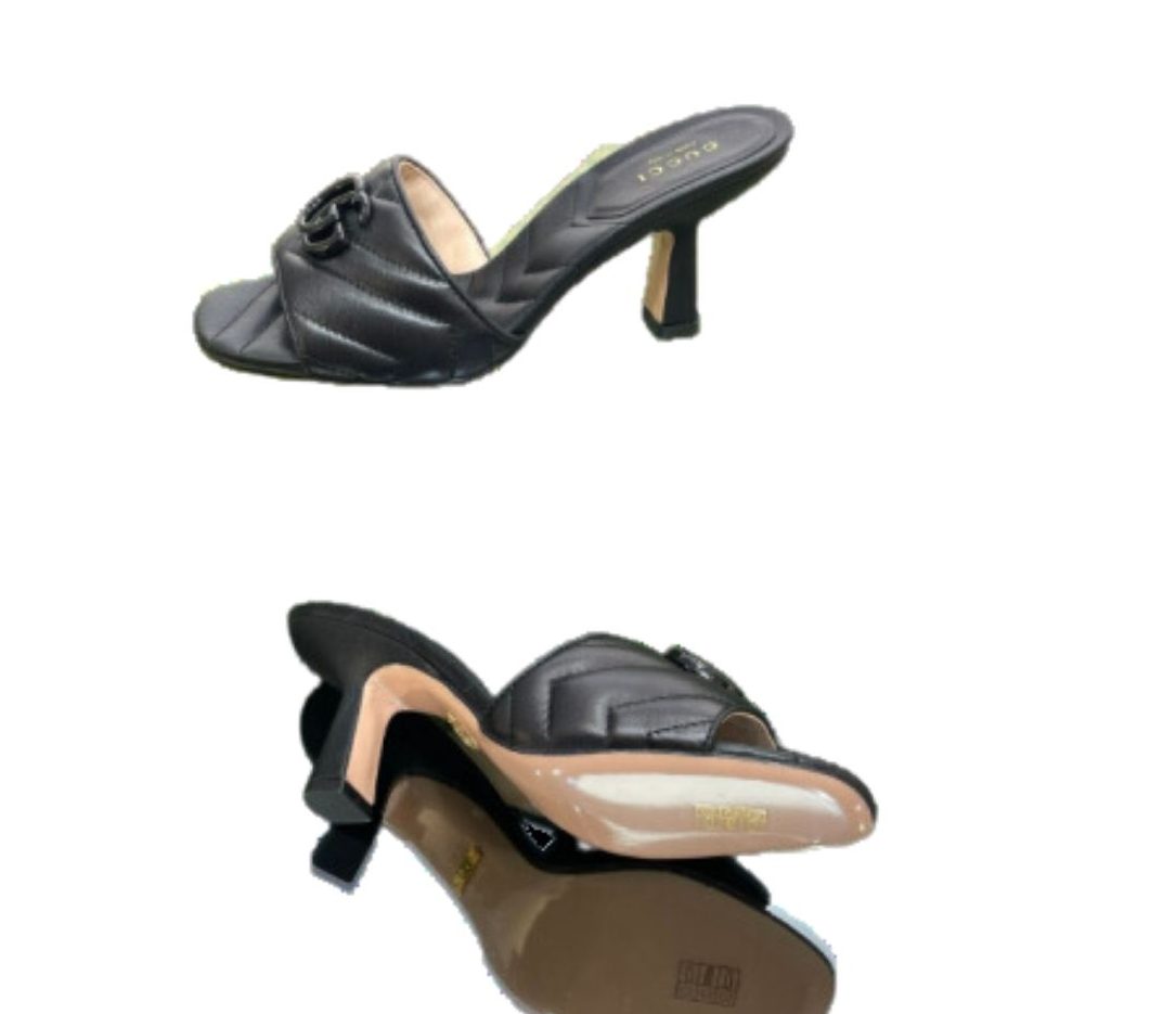 Gucci Double G Slide Sandal Black For Women